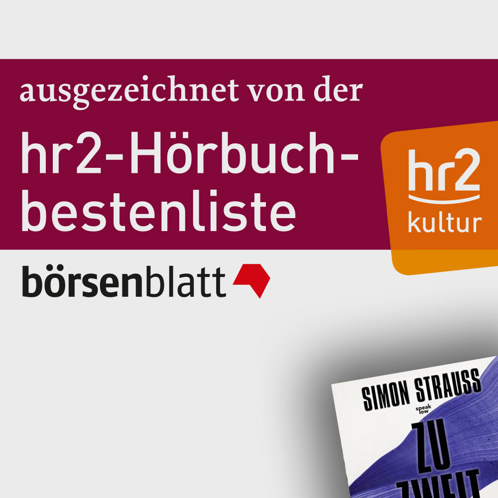 »zu zweit« auf der Hörbuchbestenliste